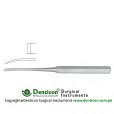Hibbs Bone Osteotome Curved Stainless Steel, 24.5 cm - 9 3/4" Blade Width 32 mm